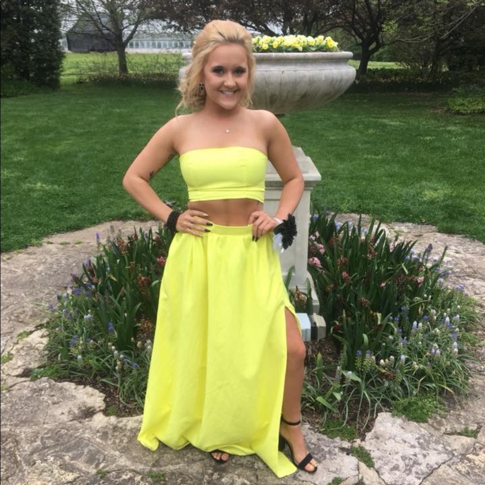 prom dress two piece